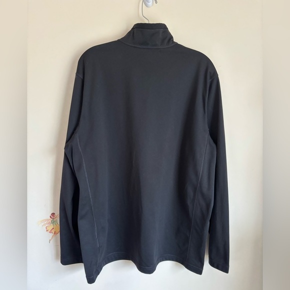 The North Face Men's Jacket Pullover Black Quarter Zip Up Long Sleeve Size XL - Picture 2 of 8